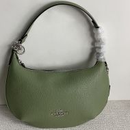 Coach Payton Hobo Bag in Pebble Leather Green